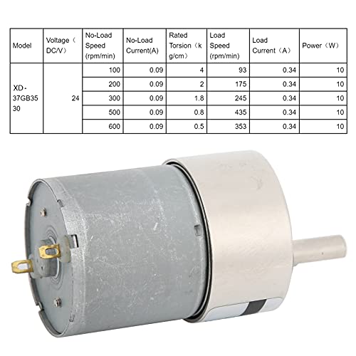 Ubersweet® Speed Reduction Motor, Noise Reduction DC Low Speed Motor Permanent Magnet Motor for Humidifiers for Dehumidifiers(500rpm/min)'||