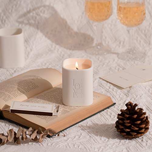 Square Home Candle (Love Lives Here)