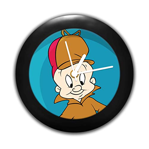 MCSID RAZZ- Looney Tunes - Elmer Fudd Design Table Clock Desk Clock |Table Clock for Office, Birthday Gift Officially Licensed by Turner Entertainment Co, USA