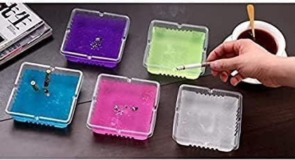 SHREE SANT ENTERPRISE Disposable Ashtray Portable Creative Smoke Sand Ashtray Wash Out Ashtray Smoke Sand-Disposal Ashtray with Magical Sand for Cigarettes-Home Decor Accents & Ashtrays-3 PC