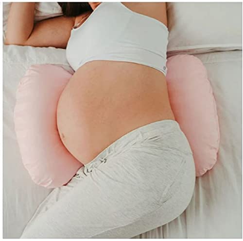 ATOOTFUSION Ultra Soft Butterfly Shaped Pillow/Body Pillow/Maternity Pillow Butterfly Maternity Pillow (Light Pink)