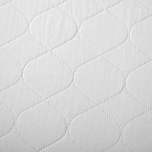 MIFXIN Waterproof Mattress Pad Protector Cover Hypoallergenic Breathable Soft Cotton Highly Absorbent Washable Quilted Fitted Mattress Pad Cover Protector (King)