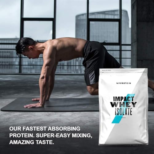 Myprotein - Impact Whey Isolate Powder |23g Premium Isolate Protein|Post-Workout|Low Sugar & Zero Fat|4.5g BCAA, 3.6g Glutamine|Builds Lean Muscle & Aids Recovery | 5.5 lbs, 2.5 kg | Chocolate Smooth