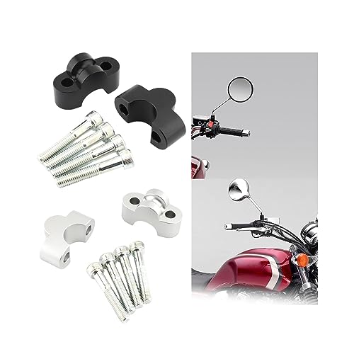 CALANDIS™ 2 Pieces Motorcycle Handlebar Riser Clamp for Honda CB1100 RS CB1100 EX Black | Risers | Handlebars, Grips Levers | Motorcycle Parts