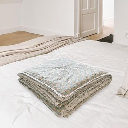 THE STYLE SUTRA® Summer Cooling Quilt Gift Versatile Cotton Quilt for Farmhouse Adult Style A