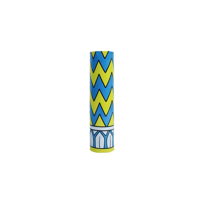 Wonderland Singel Piece Metal Fridge Magnet (Yellow & Blue)