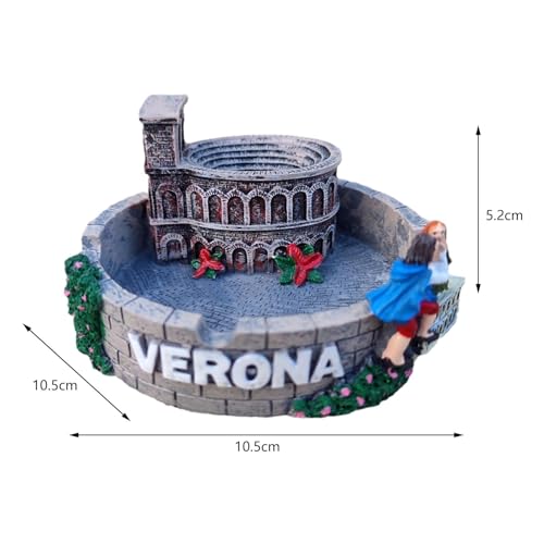 LR DECOR BAZAAR Roman Colosseum Decor Ashtray Art Crafts Sculpture for Home Desktop Tabletop