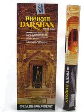 Bharat Darshan Incense Sticks Handmade in India. Six Pack of 120 Sticks.