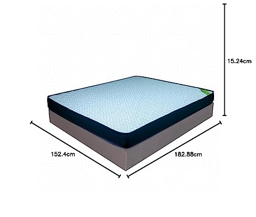 Sleepfresh Flexigold Plus Bonded Foam 6 Inch Dual Comfort Queen Size Mattress for Double Bed (72x60x6 Inches)