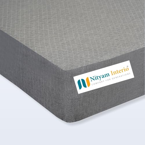 NITYAM - Active Sleep Mattress with Excellent Bounce-Back - Anti-Microbial Fabric|High-Resilience Foam |3 Year Warrenty| Single - 75X30X3