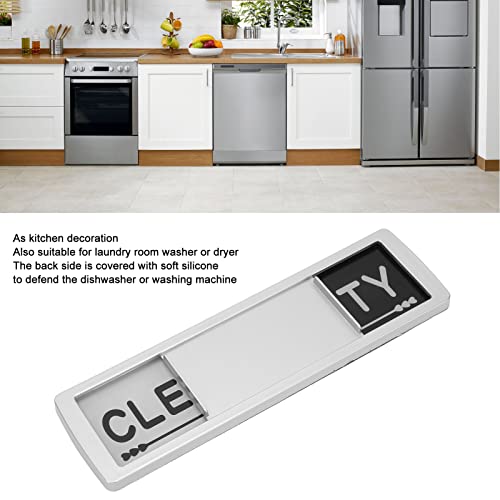 Ubersweet® Dishwasher Magnet Clean Dirty Sign, Widely Used Easy to Read Portable Dishwasher Clean Dirty Sign for Kitchen (B)