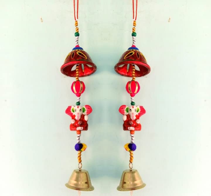 Surya Art Gallery Wind Chime Door Hanging Set of2PC Decoration Item