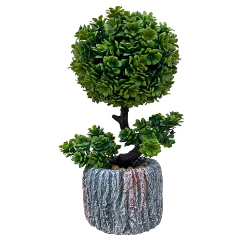 Artificial Plant in Stone Pot Home Decor Model AD (APSPAD01)