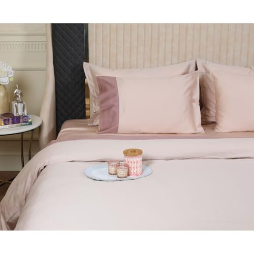 Etonner Audley Grand Border Cashew Double Bed Sheet