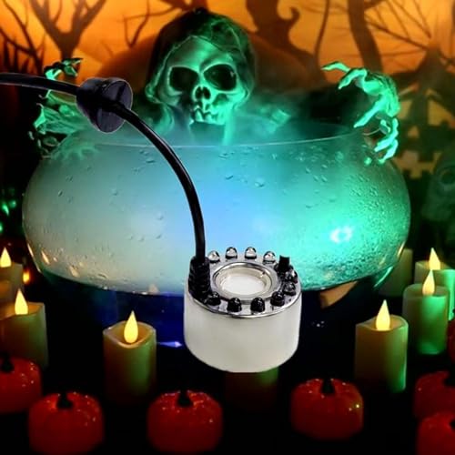 CALANDIS® Halloween Mini Fog Mister and Witch Bucket Us 110V Plug for Vase Basin Style B