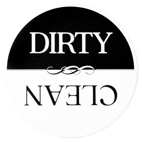 Dishwasher Magnet Clean Dirty Sign (Magnet 3.5 in) - Clean Dirty Magnet for Dishwasher - Dirty Clean Dishwasher Magnet - Clean/Dirty Dishwasher Magnet - Dishwasher Accessories - Helpful Home Finds