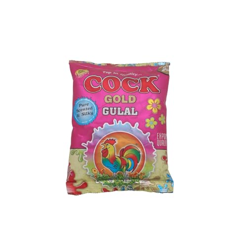 DaisyRoots Gold Gulal - Muliticolor (Pack of 5) | 100% Natural and Herbal Gulal | Organic Coloured Powder | Non-Toxic and Skin-Friendly Holi Gulal | Holi Celebration (GULAL)