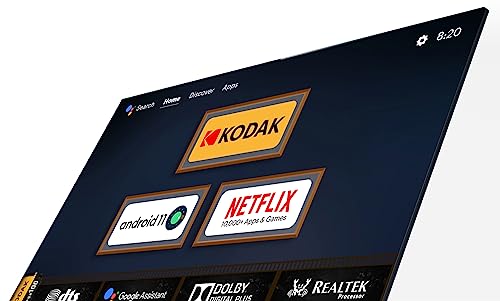 Kodak 108 cm (43 inches) 9XPRO Series Full HD Certified Android LED TV 439X5081 (Black)