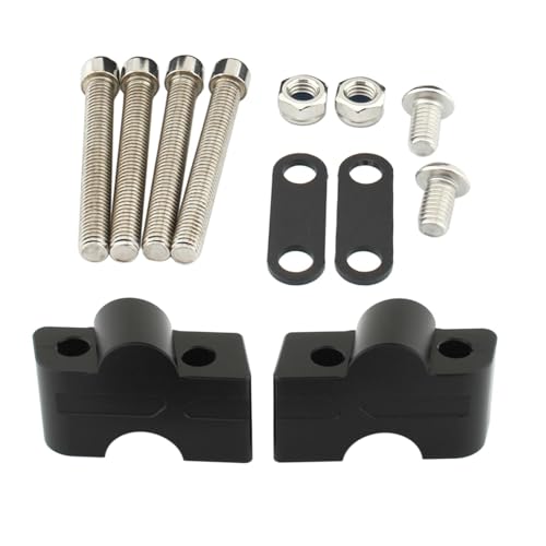 UJEAVETTE Motorcycle Handlebar Risers Aluminum for er-6N 2017-2023 er 6N