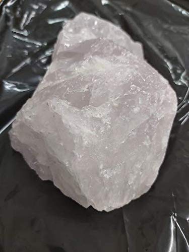 CrystalXpress Rose Quartz raw Stone, 795 GMS