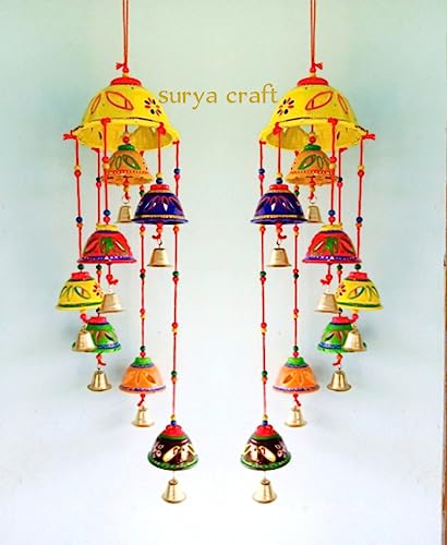 Surya art gallery wind chime door hanging set of2 pc top mensan