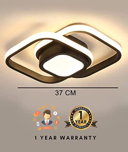 Smartway- 32 Watt Lucent Modern LED Ceiling Light(Warm White + Cold White + Natural White) Three Color,metal