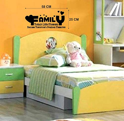 Family New Self Adhesive VinylWaterproof Decorative Wall Stickers for Hall, Bedroom, Kitchen and Furniture