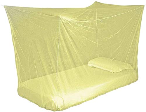 ANUPRIYA SHOPPING CENTRE HDPE Mosquito Net/Machardani for Home (Cream, 3 ft x 6.5 ft)