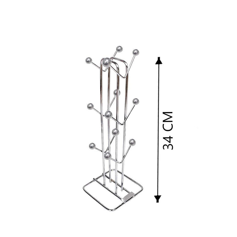 zebzo 3 Pcs Stainless Steel Tiered Shelf Kitchen Rack, Organizer And Space Saver, Counter Top Stainless Steel Tiered Shelf Kitchen Stand With Cup Stand & Shelf(Pack Of 3 In One Box)