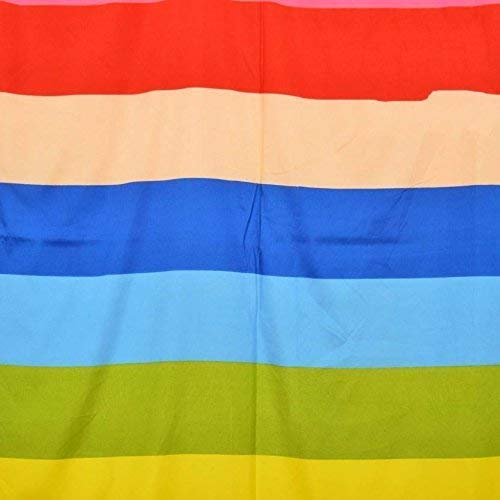 WONDERLOOK 100% Reversible Single Bed AC Blanket/Dohar/Combo Set of 2 Pc (Rainbow Colors Print)