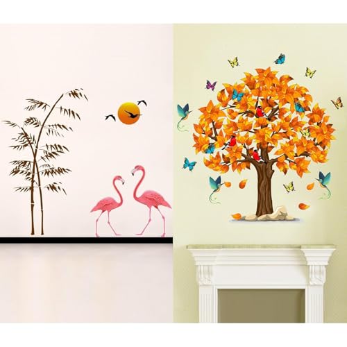 Set of 2 Wall Sticker for Home, Hall, Wall Décor, Kids Room & Living Room (Design 22)