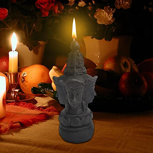 ATORSE® Human Shape 3D Candle Paraffin Wax Smokeless for Room Decor Five Eyed Monkey