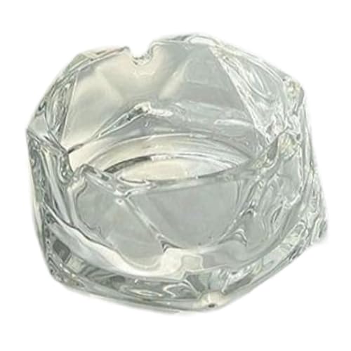 SHUBNALI Glass Ashtray Modern Craft Luxury Gift Ash Tray Holder for Home Tabletop color A