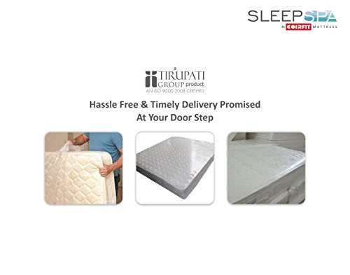 SLEEPSPA Back Support Orthosense-Coir 5' Inch Single Size Coir Mattress |Cocopedic Technology|for Hard Back Sleepers|with 5 Year Warranty (LxW: 78X36)