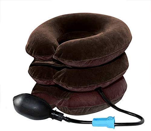 HMV MALL Air Pillow Massager Air Cervical Neck Traction for Chronic Neck comforter massageador neck disc herniation Soft Brace Device