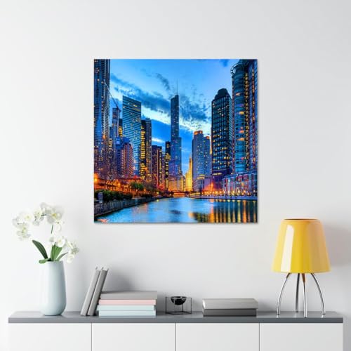 GADGETS WRAP Canvas Gallery Wrap Framed for Home Office Studio Living Room Decoration (17x17inch) - NW21