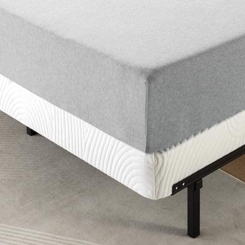 Zinus 4 inch Low Profile Bifold Box Spring/Folding Mattress Foundation/Strong Steel Structure/No Assembly Required, Split King