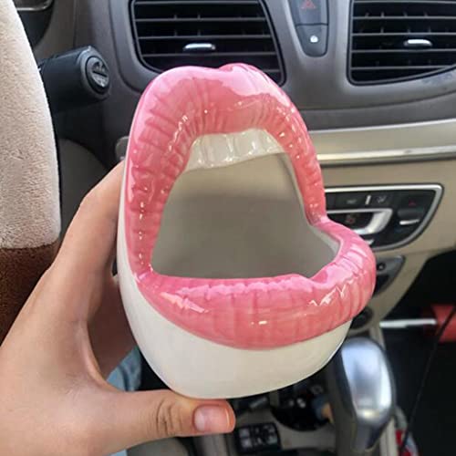 SECRET DESIRE™ Lips Cigar Ashtray Ceramic Ashtray Lips Ashtray Boyfriend Gift Pink B