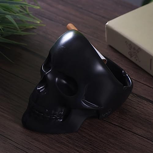Marble Rust and Resin Skull Ashtray For Indoor, Ash Trays For Smoking For Home, Ashtray For Cigarette Stylish, Ashtray For Home, Car Ashtray