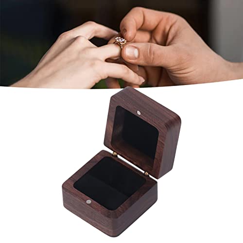 Ubersweet® Wood Holder, Portable Magnet Button Wood Box for Weddings|