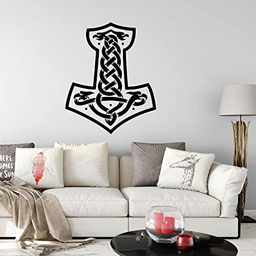 GADGETS WRAP Vinyl Decal Sticker Hammer Vikings (Item Finish Size : 69cm x 56cm)