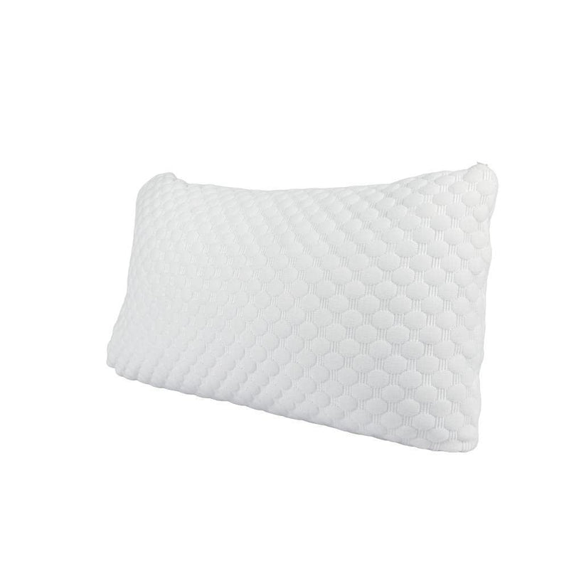 Springwel Tru Cloud Shredded Foam Pillow with Machine Washable Knitted Fabric Cover (White,43 * 68.6)