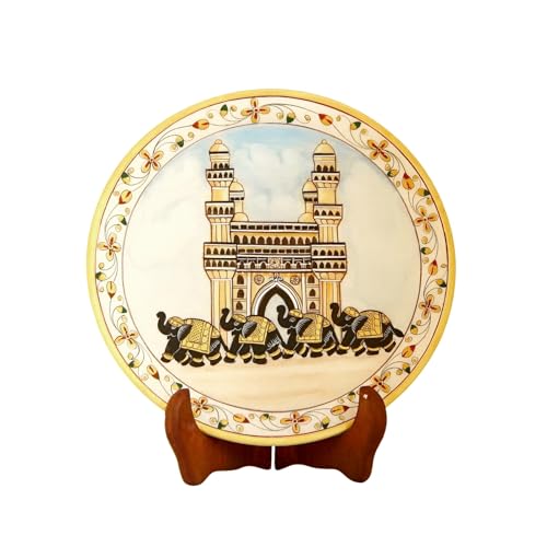 ANUSHKA ARTS Charminar Hand Painted Fridge Magnet