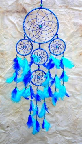 Feather Dream Cache Wall Hanging Handmade Art for Bedrooms Office Balcony Garden