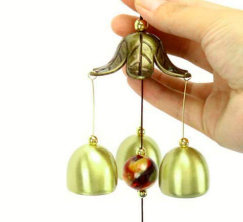 Shamsi Art Metal Wind Chimes for Home Balcony Garden Positive Energy, Home Decor Hanging Long Brass Bells Gifts for Loved Ones