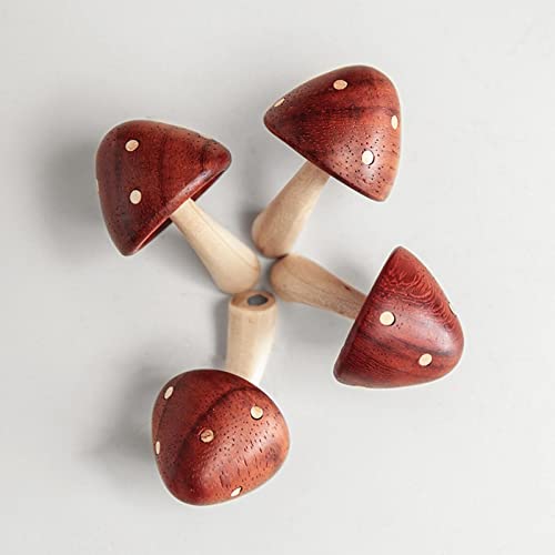 ATORSE® Wooden Fridge Magnets Mushroom Vegetable Souvenir Office Magnets Decorative