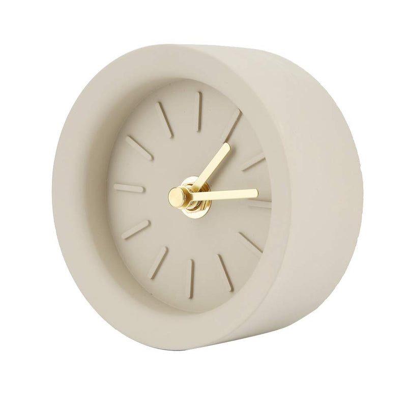 Concrete Clock, Ultra-Silence Technology Thickened Material Table Clock for Office for Kitchen