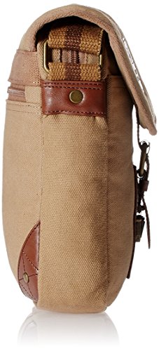 Swiss Military Cama Beige Canvas Sling Bag | Rugged 16 oz Canvas | Versatile Travel Companion | Interior Organization | Small Bag with Sling | 2 Ltr.