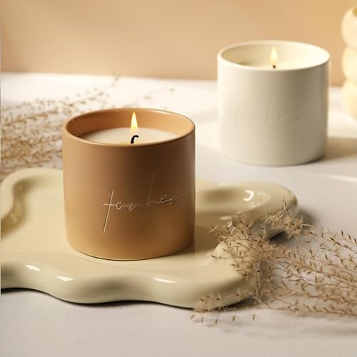 Urbane Home Scented Candles | Fragrance Candles | Candles for Wedding | Candles for Bedroom | Birthday Candles | Valentines Day Gifts Candles | DY-230705-3B | White