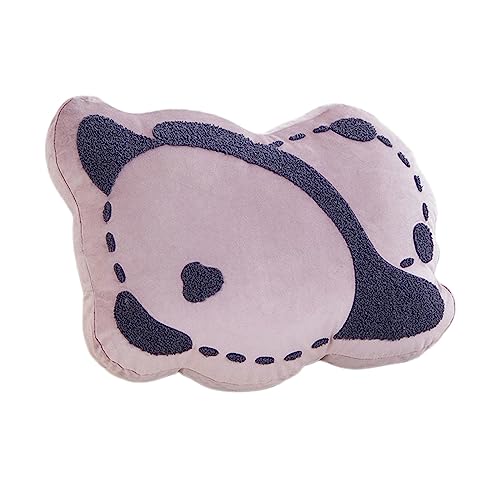 CALANDIS® Panda Plush Pillow Soft Gifts Cute Plush Toy for Adults Gaming Bedroom Purple | 1Pcs Panda Throw Pillow Case